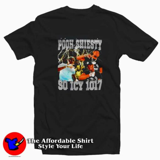 Pooh Shiesty So Icy Vintage Bootleg Unisex T-shirt On Sale