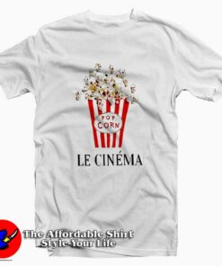 Pop Corn Le Cinema Tee Shirt Pop Corn Le Cinema Tee Shirt