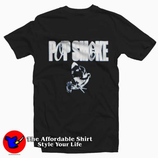 Pop Smoke Shoot For The Stars Graphic T-Shirt On Sale