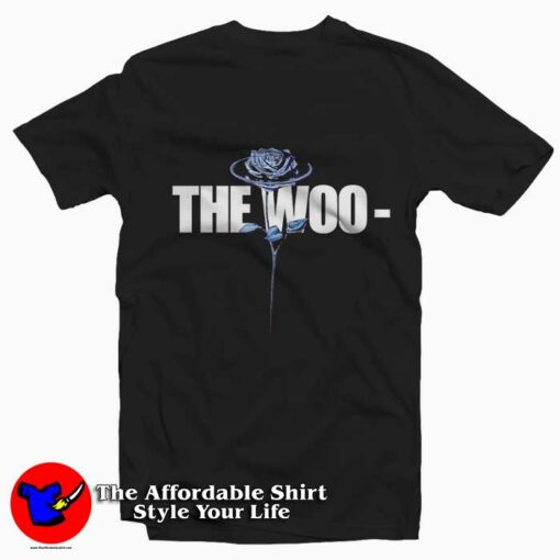 Pop Smoke x Vlone The Woo Logo T-shirt On Sale