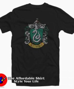 Popfunk Harry Potter Hogwarts Slytherin Logo T-shirt On Sale Popfunk Harry Potter Hogwarts Slytherin Logo T-shirt On Sale