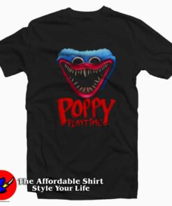 Poppy Playtime Huggy Wuggy Funny Unisex T-shirt On Sale Poppy Playtime Huggy Wuggy Funny Unisex T-shirt On Sale