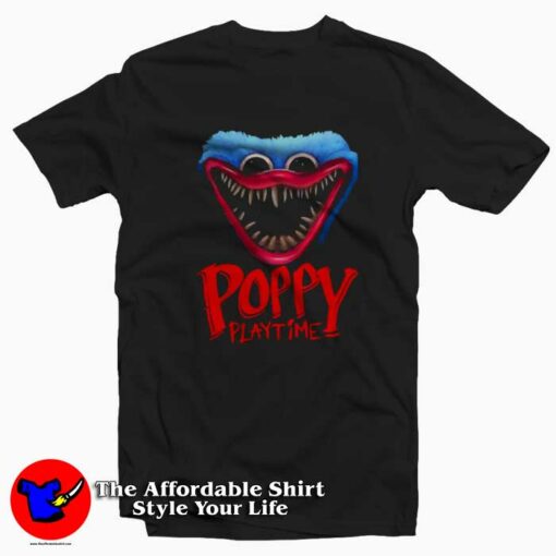 Poppy Playtime Huggy Wuggy Funny Unisex T-shirt On Sale