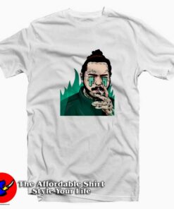 Post Malone Green Slime Smok  Unisex T-shirt On Sale Post Malone Green Slime Smok  Unisex T-shirt On Sale
