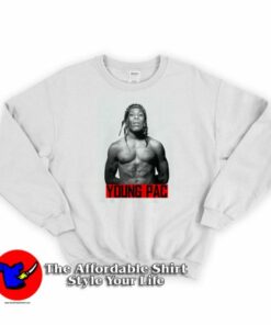Potrait Young Pac Thug Life Unisex Sweatshirt On Sale Potrait Young Pac Thug Life Unisex Sweatshirt On Sale