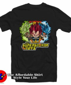 Powerpuff The Super Saiyan Boys Funny T-Shirt On Sale