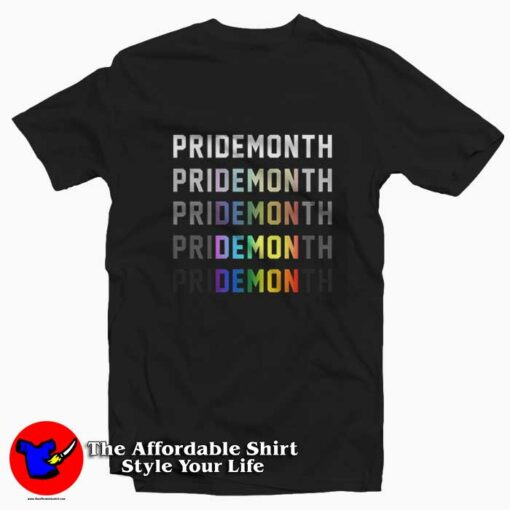 Pride Month Demon New Graphic T-Shirt On Sale