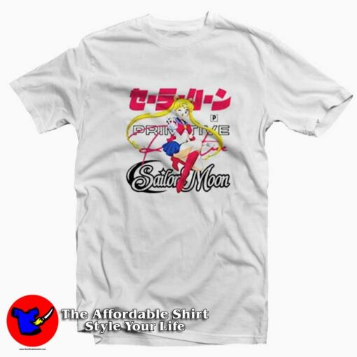 Primitive Sailor Moon Guardian Vintage Unisex T-shirt On Sale