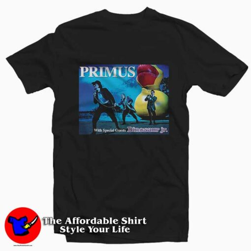 Primus and Dinosaur Jr Vintage Lollapalooza 93 T-Shirt On Sale