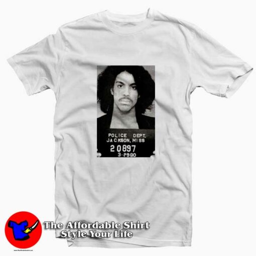 Prince Mugshot Tee Shirt