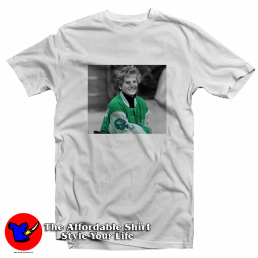 Princess Diana Wearing Philadelphia Eagles T-Shirt On Sale