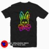 Psychedelic Bunny Psycho Graphic Unisex T-Shirt On Sale