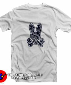Psycho Bunny Dixon Logo Unisex T Shirt On Sale 2