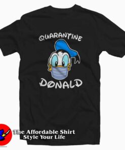 Quarantine Donald Wear Mask Cute Disney T-Shirt Cheap