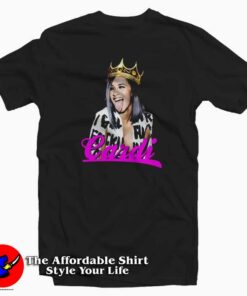 Queen Cardi B With Crown Unisex T-shirt On Sale Queen Cardi B With Crown Unisex T-shirt On Sale