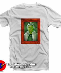 Queen Of Reptiles Elizabeth Mashup Graphic T Shirt On Sale 1