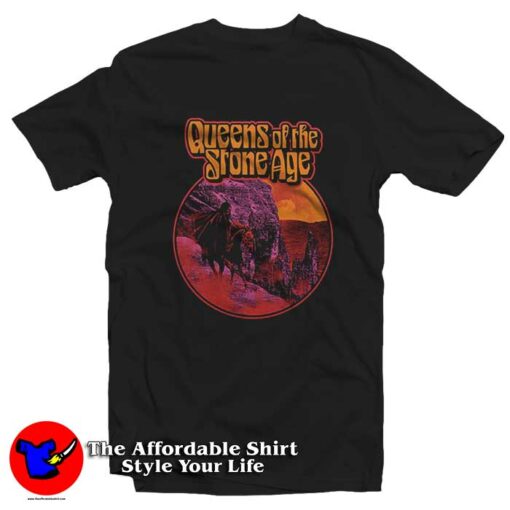 Queens Of The Stone Age Hell Ride Graphic T-shirt On Sale