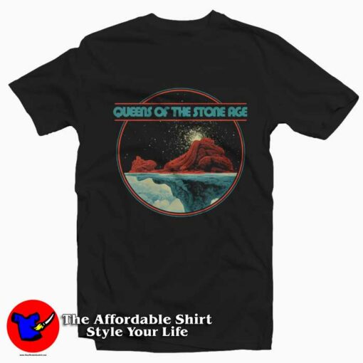 Queens Of The Stone Age Mountain Graphic  T-Shirt On Sale