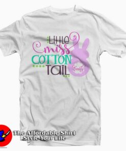 little Miss CottonTaill Emiliy Tshirt For Gift Easter Day 1