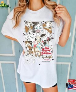101 Dalmatians Shirt Classic Poster Retro Movie Cruella Unisex Hoodie 3