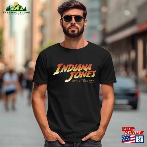 2 Side Printed Dial Of Destiny 2023 Shirt Indiana Jones Gildan T-Shirt Disney Film Sweatshirt For Fans Hoodie