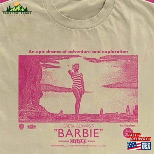 2001 A Barbie Odyssey Shirt Pre Order Vintage Style Movie Parody Sweatshirt Hoodie