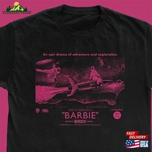 2001 A Barbie Odyssey Shirt Vintage Style Movie Parody Unisex Hoodie