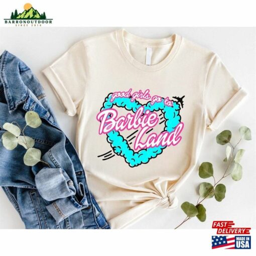 2023 Barbie Movie Shirt Heart Girl Sweatshirt Unisex