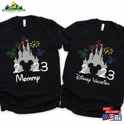 2023 Disney Castle Shirts Family Vacation Hoodie Sweatshirt