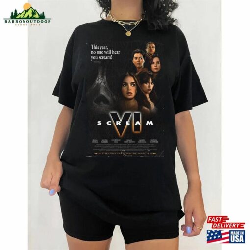 2023 Scream Vi Movie Poster Shirt 6 Unisex Hoodie