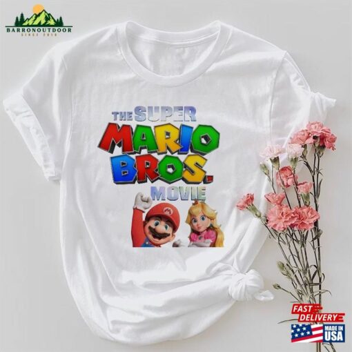 2023 The Super Mario Bros Movie Shirt Graphic Fan Sweatshirt Unisex