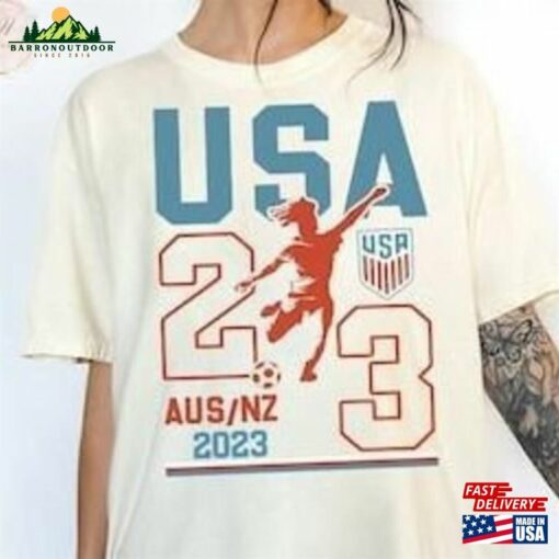 2023 Us Women’s Soccer World Cup Supporters Print T-Shirt American Shirt Classic Hoodie