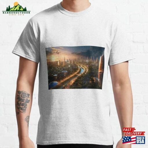 2123 Futuristic City Nairobi Kenya 2 Classic T-Shirt