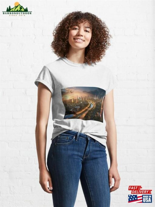 2123 Futuristic City Nairobi Kenya 2 Classic T-Shirt