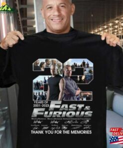 22 Years Fast Furious 2001 2023 Anniversary Signature Shirt Sweatshirt T-Shirt