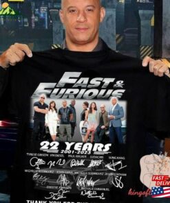22 Years Of The Fast And Furious T-Shirt X 2023 Movie Shirt Dom Toretto Classic Unisex