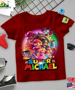 2Super Mario Bros Movie Birthday Shirt Personalized Super Matching Family 2023 Sweatshirt Hoodie