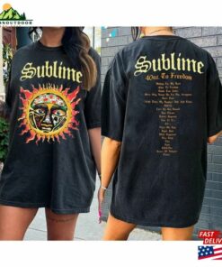 40Oz To Freedom Sublime 2 Sided Premium T-Shirt Vintage Rock Band 2023 Tour Concert Merch Shirt Hoodie