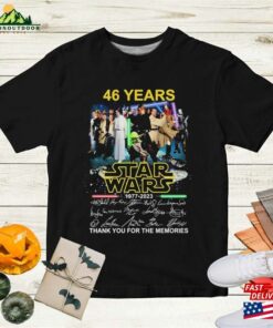 46Th Anniversary 1977 2023 Star Wars T-Shirt Shirt Gift For Fan Classic Hoodie