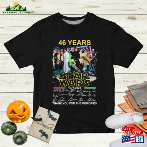 46Th Anniversary 1977 2023 Star Wars T-Shirt Shirt Gift For Fan Classic Hoodie