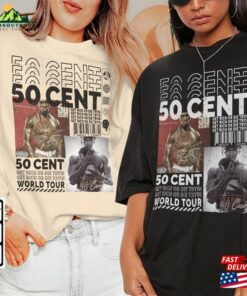 50 Cent Rap Shirt Y2k Vintage Merch Album Get Rich Or Die Tryin The Final Lap Tour 2023 Tickets 90S Gift For Fan L1105r Sweatshirt Classic