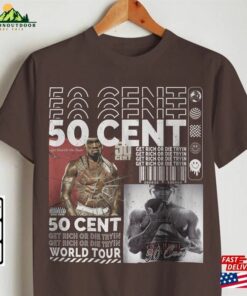 50 Cent Rap Shirt Y2k Vintage Merch Album Get Rich Or Die Tryin The Final Lap Tour 2023 Tickets 90S Gift For Fan L1105r Sweatshirt Classic