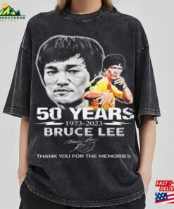 50 Years 1973 2023 Bruce Lee Thank You For The Memories Signature Shirt Sweatshirt Hoodie Classic 4