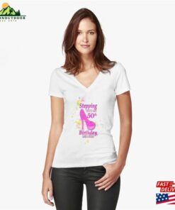 50Th Birthday Celebrating Like A Boss Fitted V Neck T-Shirt Unisex Classic 50Th Birthday Celebrating Like A Boss Fitted V Neck T-Shirt Unisex Classic