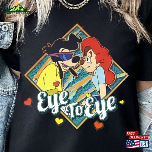 90S Disney Couples A Goofy Movie Powerline Roxanne Eye To Shirt Magic Kingdom Hoodie T-Shirt