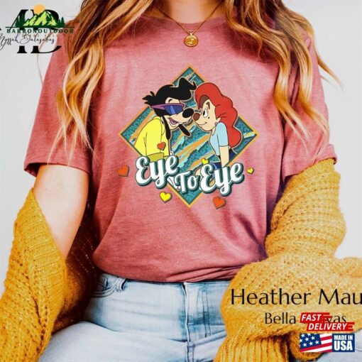 90S Disney Couples A Goofy Movie Powerline Roxanne Eye To Shirt Magic Kingdom Hoodie T-Shirt