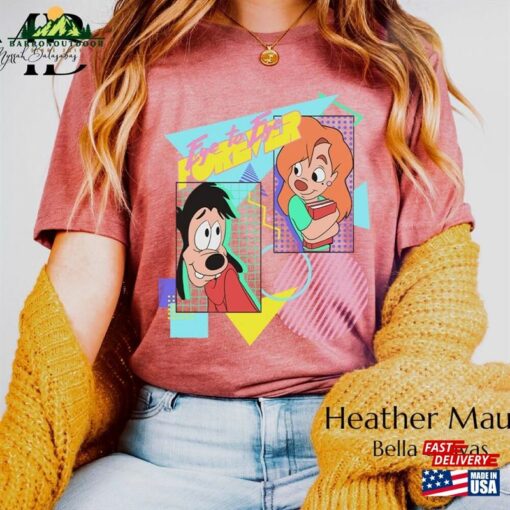 90S Disney Couples A Goofy Movie Powerline Roxanne Eye To Shirt Magic Kingdom Hoodie Unisex