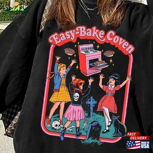 90S Horror Movie Vintage Easy Bake Halloween Sweatshirt Coven Retro Part 2023 Witchcraft Hoodie Crewneck Classic