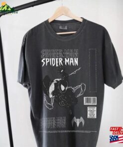 90S Vintage Black Suit Spidey Comfort Colors T-Shirt Across The Spiderverse Shirt Spider Unisex Classic