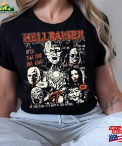 90S Vintage Hellraiser Halloween 2023 Shirt Scary Movies Tee Horror Movie Merch Sweatshirt T-Shirt